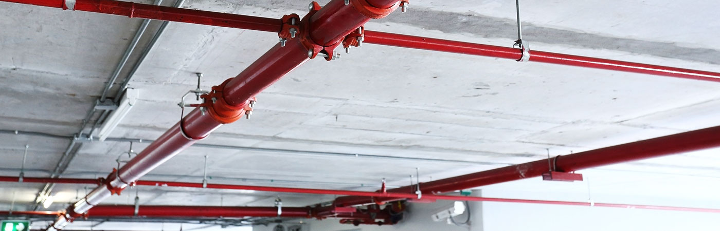 Fire Sprinkler system in roof